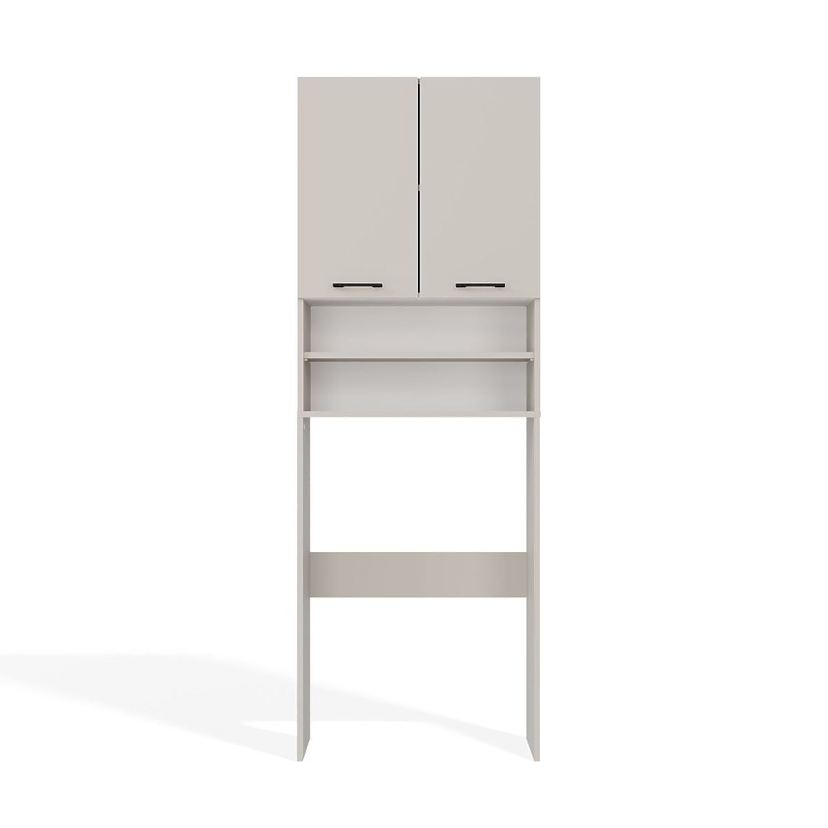 Armoire de salle de bain au-dessus de la machine à laver POLA DK BEIGE CACHEMIRE Étagère Colonne 180