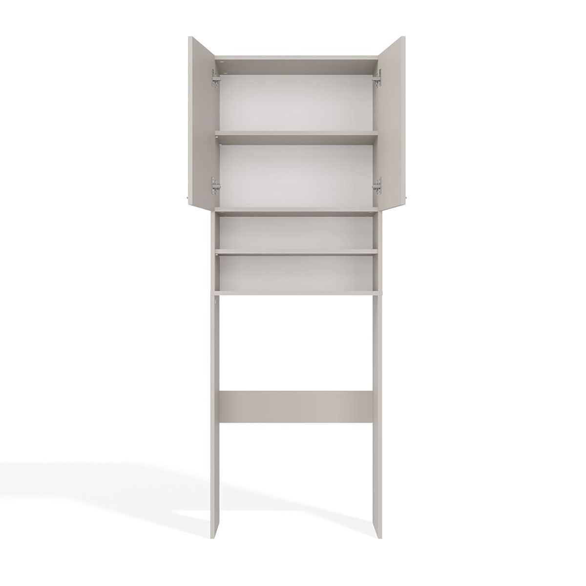 Armoire de salle de bain au-dessus de la machine à laver POLA DK BEIGE CACHEMIRE Étagère Colonne 180