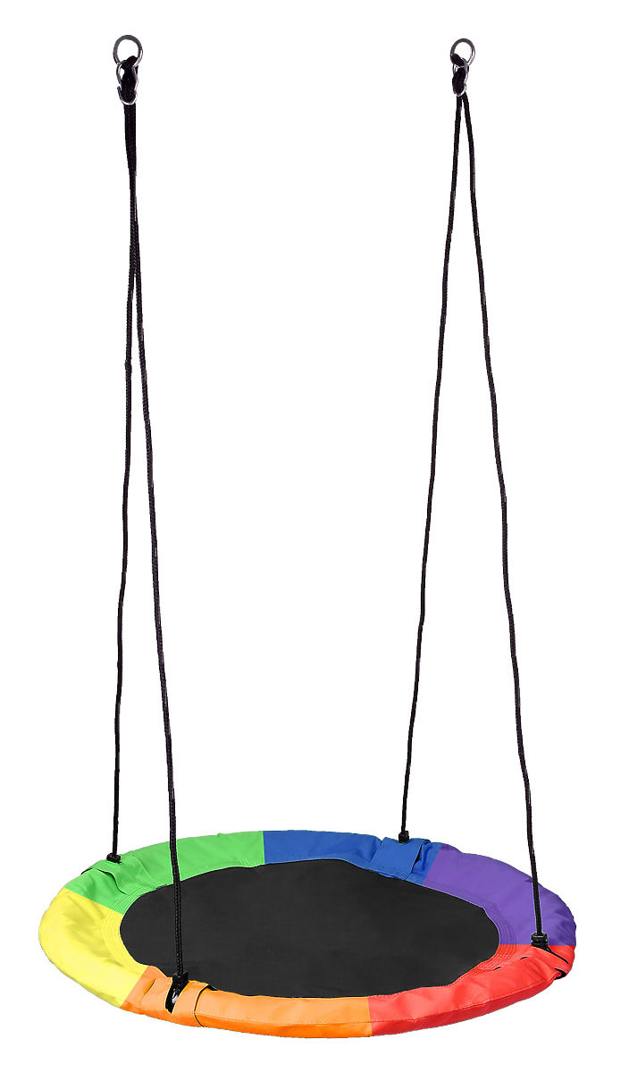 Balançoire de jardin nid Romek multicolore 60 cm