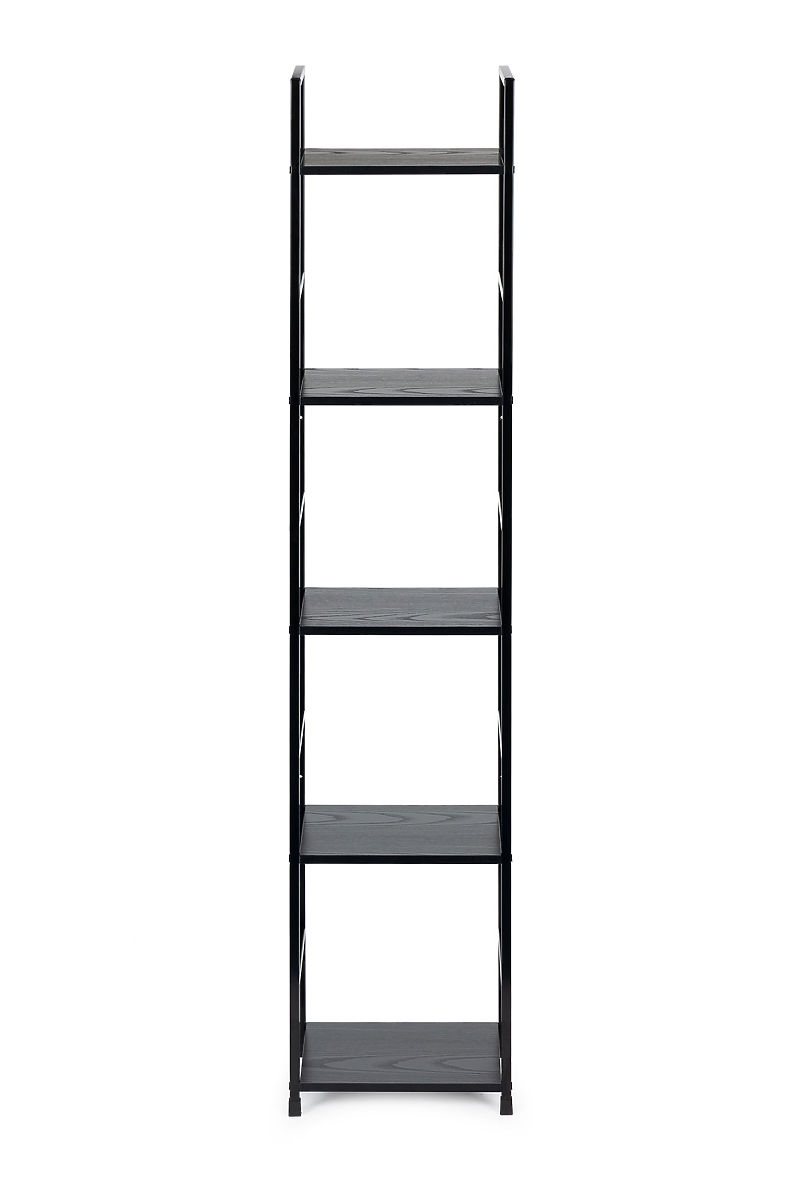 Étagère en bois moderne avec cadre en métal LOFT 5 étagères