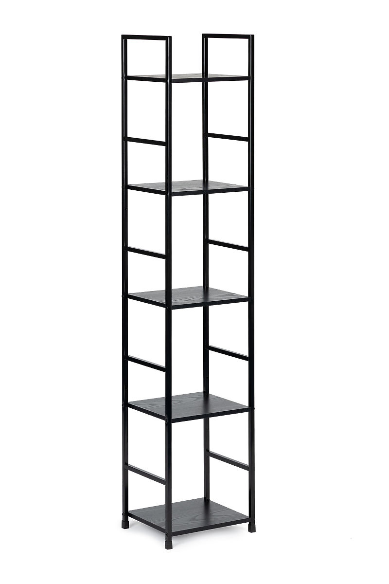 Étagère en bois moderne avec cadre en métal LOFT 5 étagères