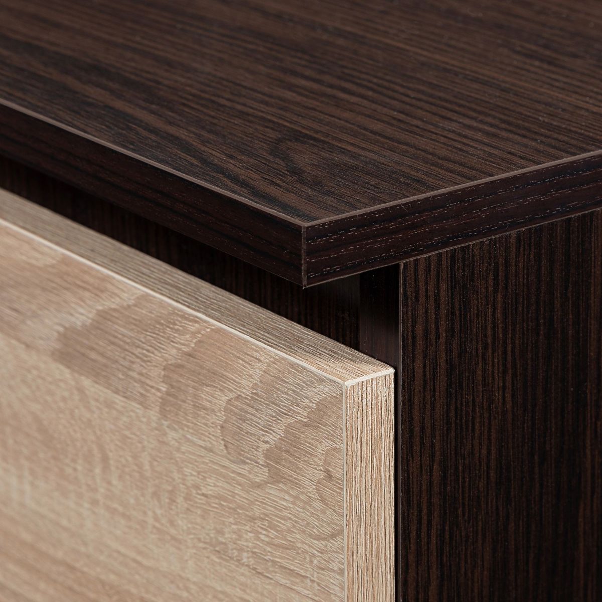 ÉTAGÈRE FERMÉE R80 2D 8P CLP WENGE / SONOMA