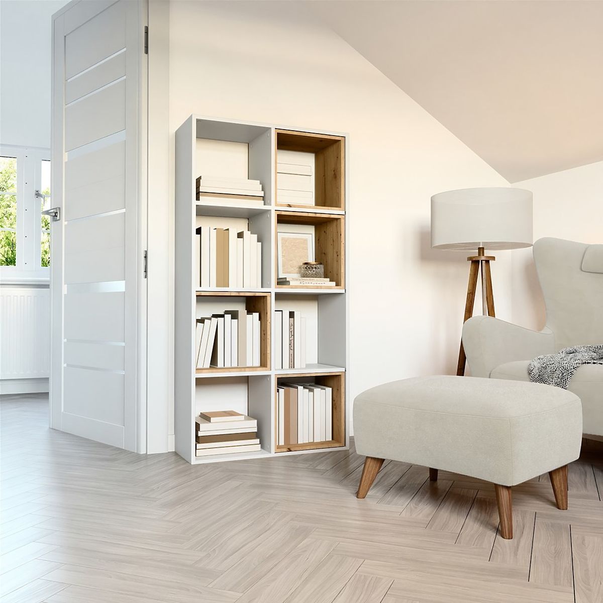 Étagère Malax 2X4 BLANCHE