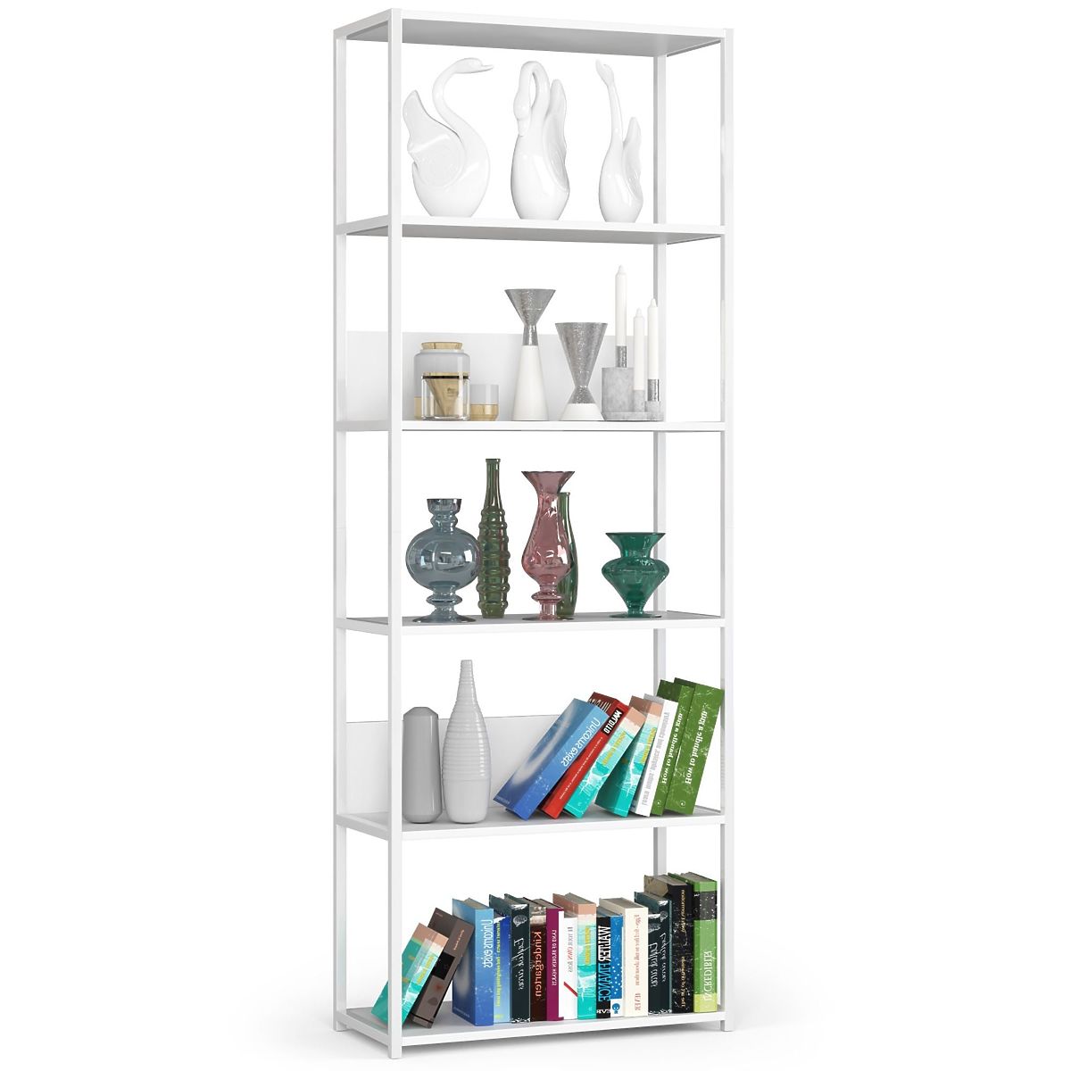 ÉTAGÈRE MÉTALLIQUE LOFT 700 BLANC/BLANC