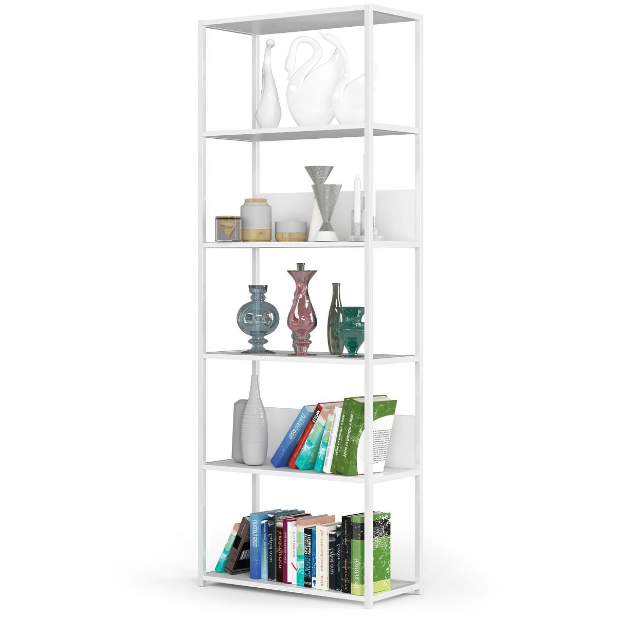 ÉTAGÈRE MÉTALLIQUE LOFT 700 BLANC/BLANC