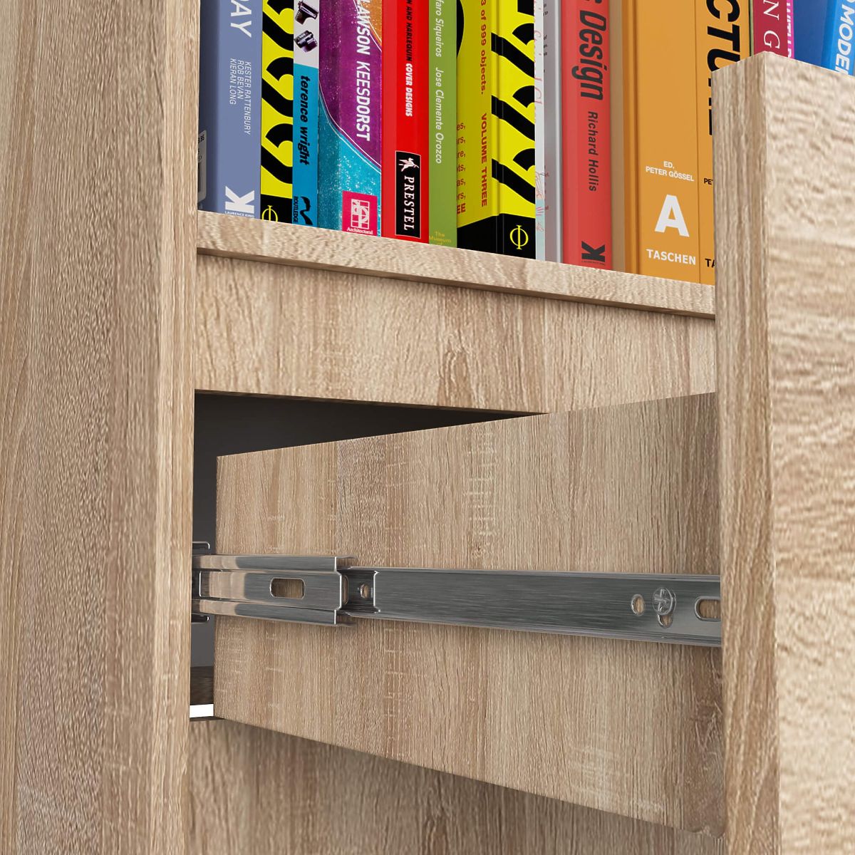 ÉTAGÈRE R60 1TI 4P CLP PK CHÊNE SONOMA