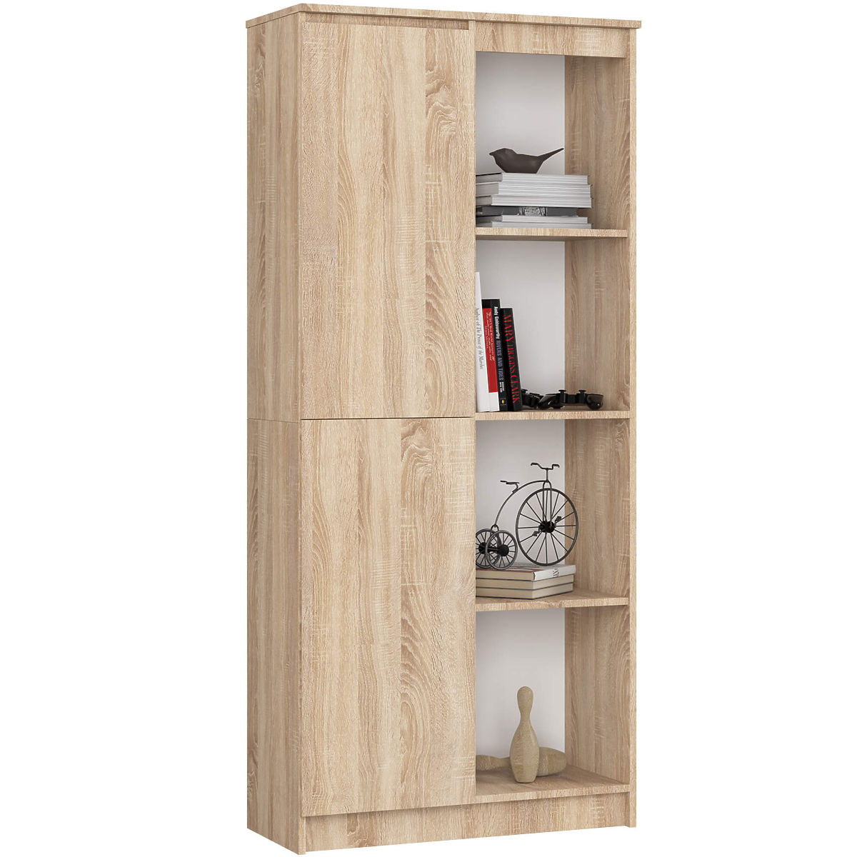 ÉTAGÈRE R80 1D 4P CLP CHÊNE SONOMA