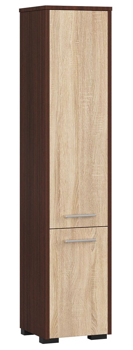 ÉTAGÈRE SALLE DE BAIN FIN COLONNE 30 2D 140cm VENGE / SONOMA