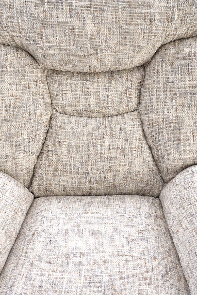 Fauteuil KRONOS avec repose-pieds, beige / multicolore (1p=1pc)