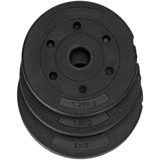 2 Haltères d'entraînement Tytan 2x10kg