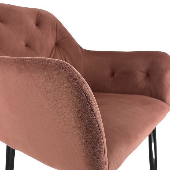 2x CHAISE SJ.030 - ROSE POUDRÉ