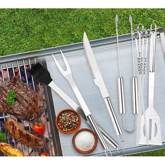 Accessoires de barbecue ISCO + étui