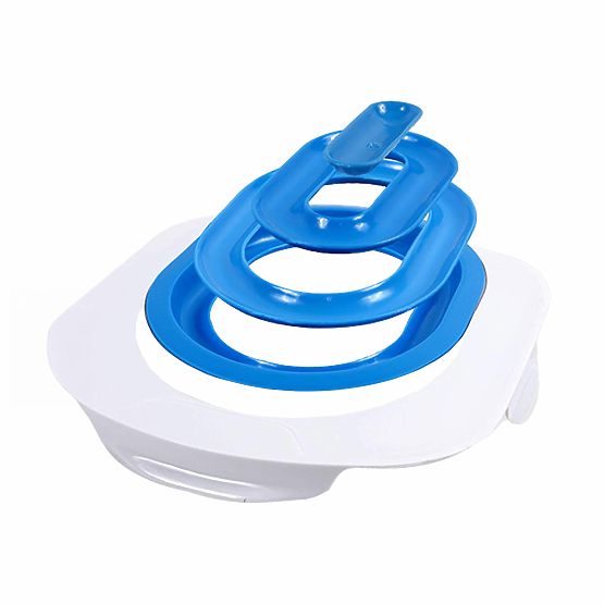 Adaptateur de toilette pour chats NILS bleu