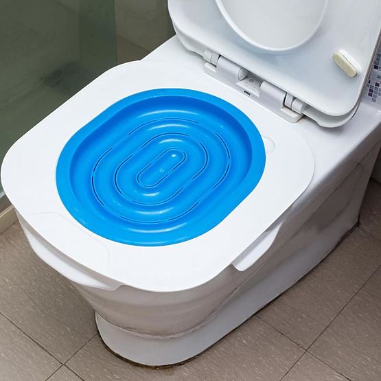Adaptateur de toilette pour chats NILS bleu