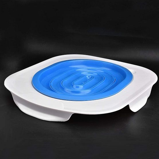 Adaptateur de toilette pour chats NILS bleu