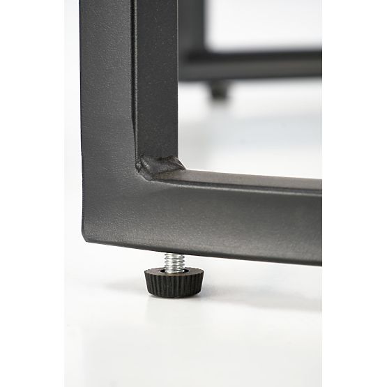 ALEXANDRA ensemble de 2 tables, marbre noir / noir