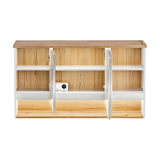 Armoire avec miroir 120 cm 3 portes