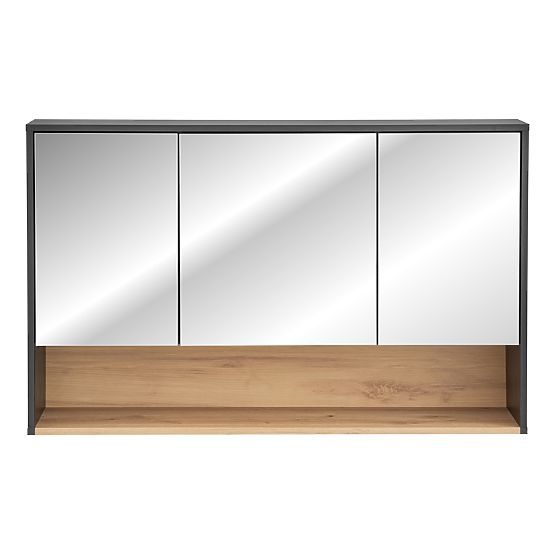 Armoire avec miroir 120cm 3 portes
