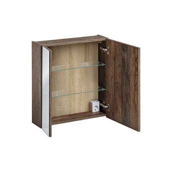 Armoire avec Miroir 60cm 2 Portes