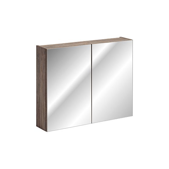 Armoire avec miroir 80 cm 2 portes