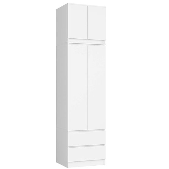 ARMOIRE AVEC RALLONGE S60 2D 2SZ CLP PK BLANCHE