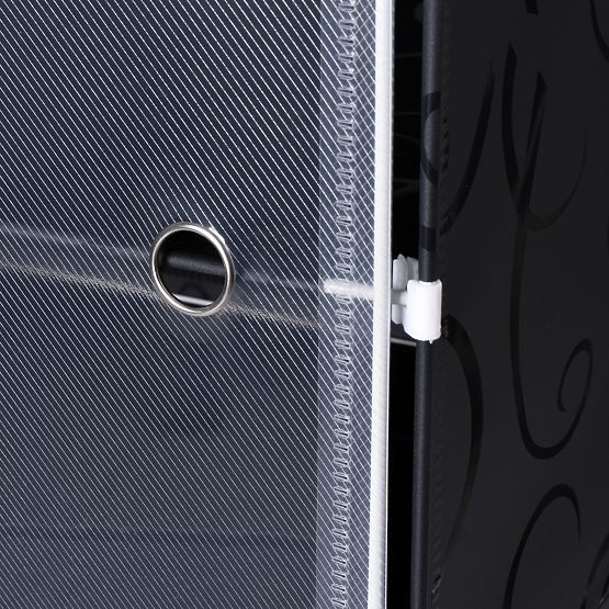 Armoire à chaussures modulaire Pola noire