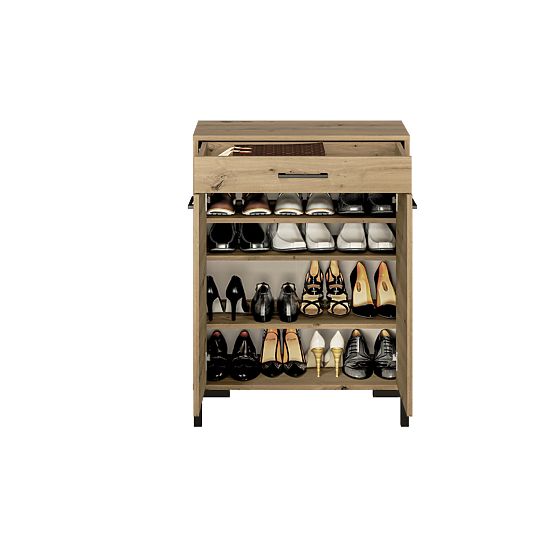 Armoire à chaussures Nevio - chêne artisanal