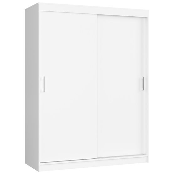 ARMOIRE COULISSANTE 150 cm CLP MONO BLANCHE