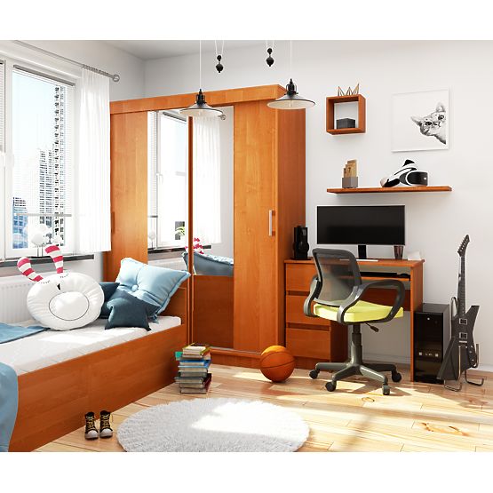 ARMOIRE COULISSANTE 150cm CLP AULNE