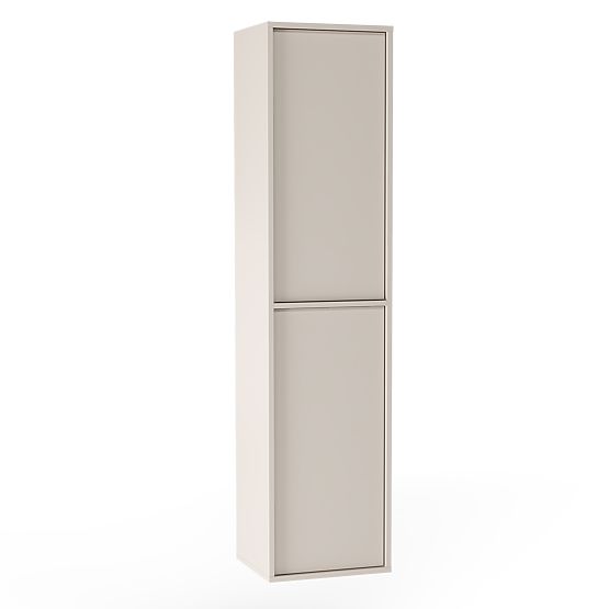 Armoire de salle de bain, colonne Mossy, cachemire