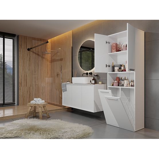 Armoire de Salle de Bain Nel 2K/DK BLANCHE