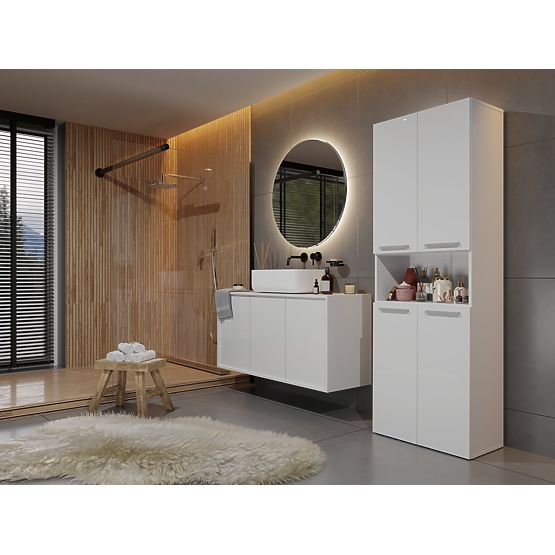 Armoire de Salle de Bain Nel 2K/DK BLANCHE