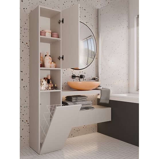 Armoire de salle de bain Nel III CACHEMIRE