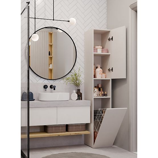Armoire de salle de bain Nel III CACHEMIRE