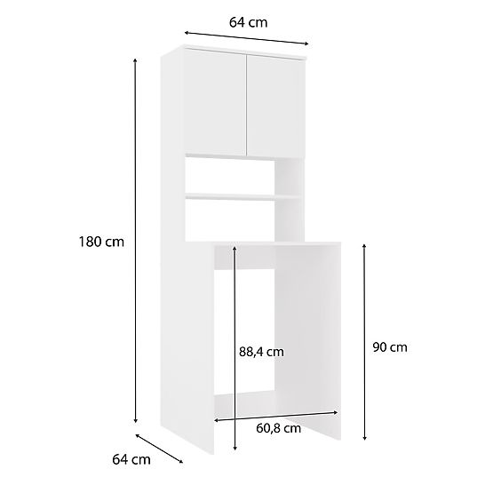 Armoire de salle de bain Pola MULTI BLANCHE