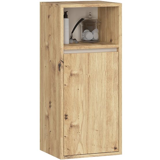 ARMOIRE DE SALLE DE BAIN SUSPENDUE VAMI W35 1D 1W CHÊNE ARTISAN / CACHEMIRE