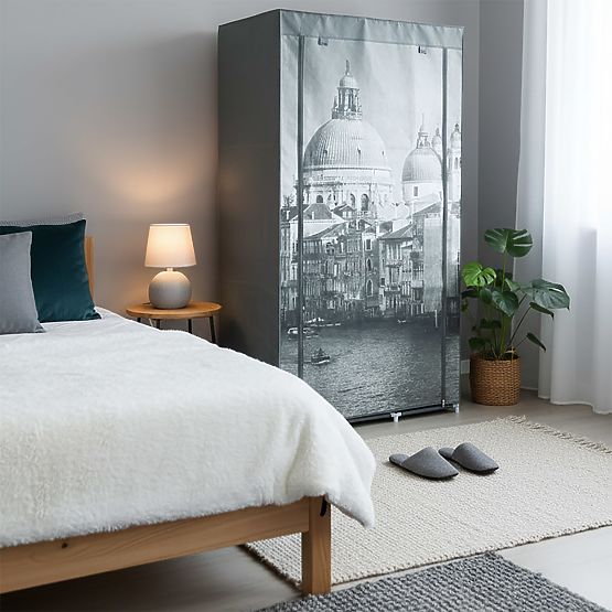 Armoire en tissu avec impression Venice