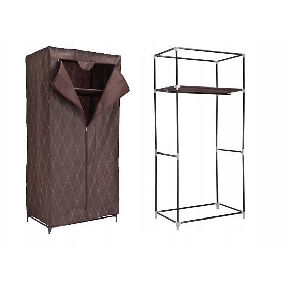 Armoire en tissu Gaja Vitto - marron