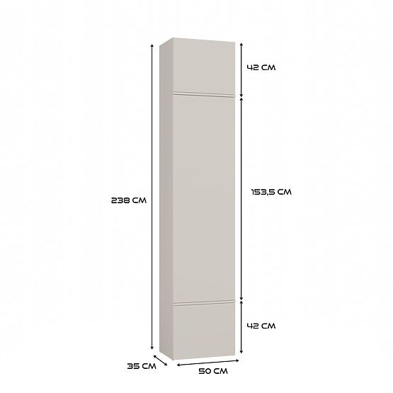 Armoire HAGA 1SZ CACHEMIRE BEIGE