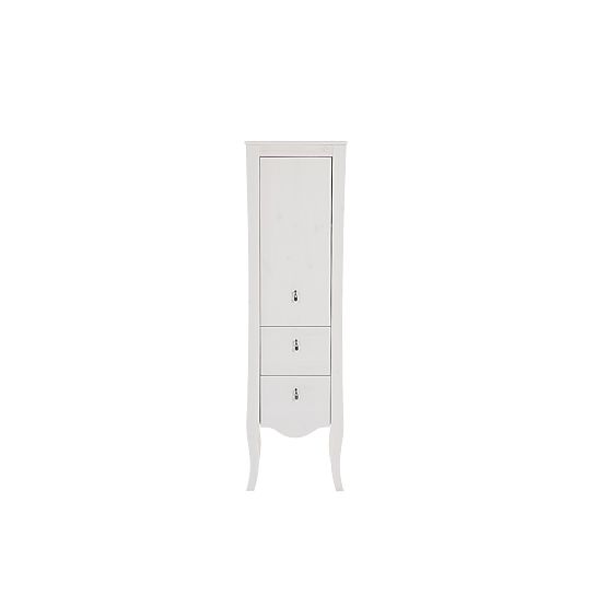 Armoire haute 1 porte 2 tiroirs