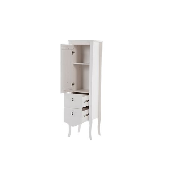 Armoire haute 1 porte 2 tiroirs