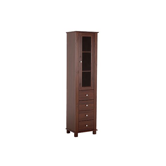 Armoire haute 1 porte 4 tiroirs