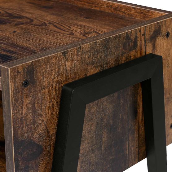 Armoire industrielle loft Skive Rustic chêne antique