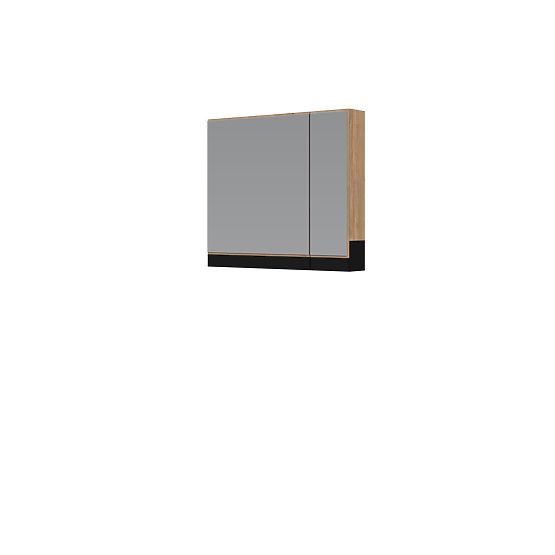 Armoire à miroir DUESA 80/2D chêne doré (1p=1ks)