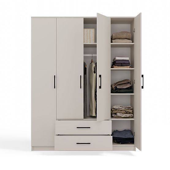 Armoire Romana 160X205 CACHEMIRE BEIGE