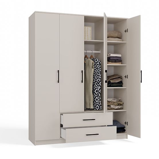 Armoire Romana 160X205 CACHEMIRE BEIGE