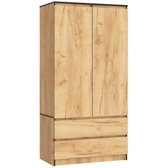ARMOIRE S90 2D 2SZ CLP PK CRAFT