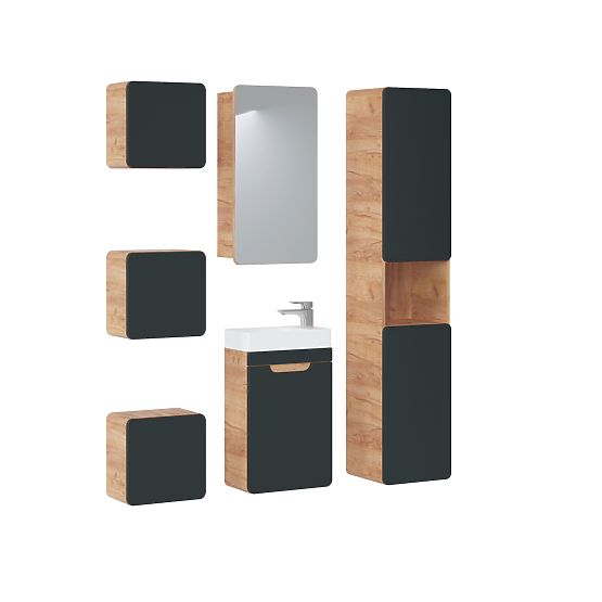 Armoire sous lavabo 40 cm 1 porte