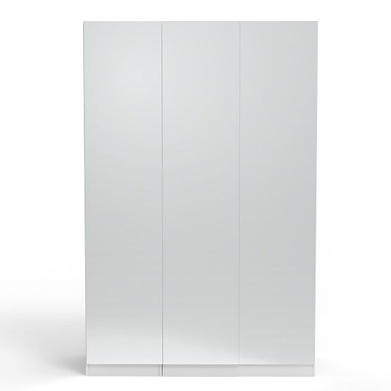 Armoire trois portes Neroli avec miroir, blanche