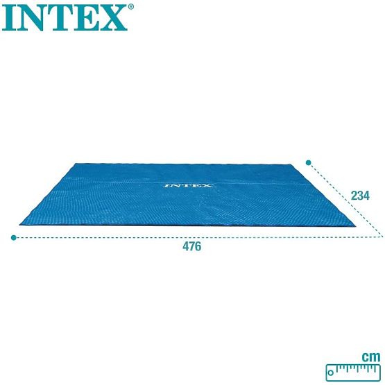 Bâche solaire pour piscine à cadre 488x244cm INTEX 28029